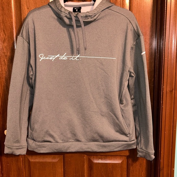 Nike Tops - Nike Women’s “Just do it” Pullover Hoodie Sweatshirt with Pockets Womens Size M